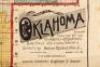 Map of Oklahoma Compiled from the Official Records of the General Land Office and Other Authentic Sources by Hudson-Kimberly Pub. Co. Scale 8½ Miles-1 inch - 2