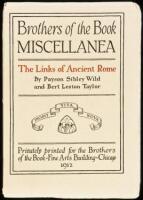 Brothers of the Book Miscellanea: The Links of Ancient Rome