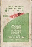 First Annual Auto Show, Coliseum, San Francisco, February 18th to 25th, 1907