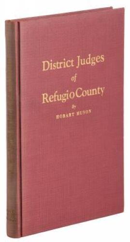 District Judges of Refugio County, 1836-1941