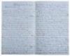 Letter written from Elk Grove, Cal., with reference to Bidwell's Bar, a trip to Crescent City, conversions to Presbyterianism, etc. - on lettersheet with printed poem - 3