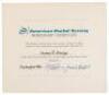American Rocket Society Membership Certificate