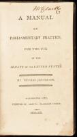 A Manual of Parliamentary Practice. For the Use of the Senate of the United States