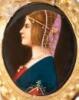 Miniature painting of Hannah Chandlee, a young woman, in profile - 2