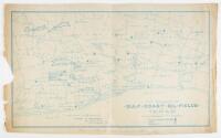 Map Showing the Gulf Coast Oil Fields of Texas. Scale: 1 Inch = 8 Miles