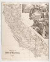 Geographical Map of the State of California: Compiled from Actual Surveys