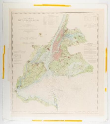 Coast Chart No.21 New York Bay and Harbor from a Trigonometrical Survey under the Direction of A.D. Bache...