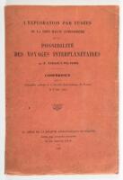 L'Exploration Par Fusées De La Très Haute Atmosphére Et De La Possibilité De Voyages Interplanétaires [Exploration by Rocket of the Very High Atmosphere and of the Possibility of Interplanetary Travel]