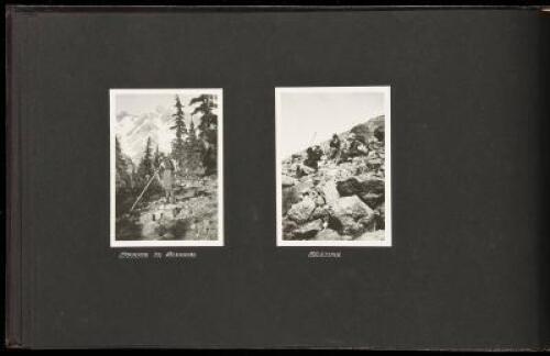 One hundred and twenty-six original photographs of hiking and camping at Mount Jefferson, Oregon