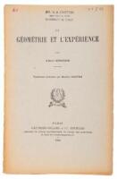 La Géométrie et l'Expérience