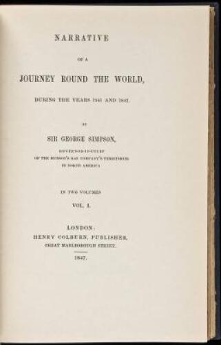 Narrative of a Voyage to California Ports in 1841-42, Together with Voyages to Sitka, the Sandwich Islands & Okhotsk; To Which are Added Sketches of Journeys across America, Asia, & Europe: From the Narrative of a Voyage Round the World