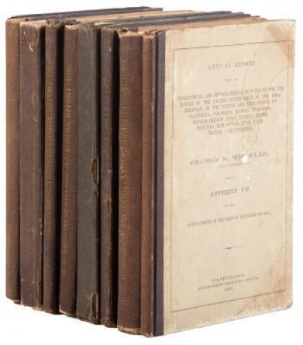 Six appendices & two atlas volumes to the Annual Reports of the Wheeler survey of the American West