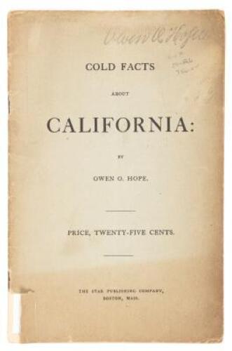 Cold Facts About California