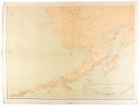 Large color map of southwest Alaska & Alaska Peninsula