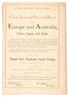 A Descriptive Hand-Book of the Great Overland Route Between Europe and Australia, China, Japan and India (cover title)