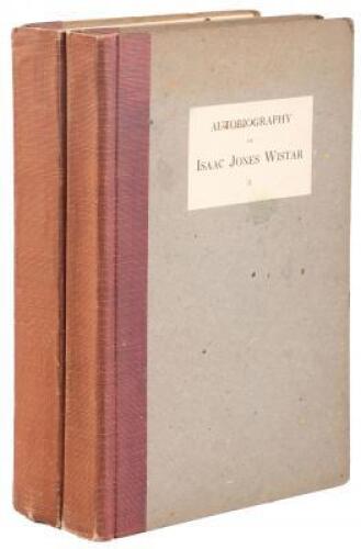 Autobiography of Isaac Jones Wistar