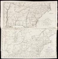 Map of the Northern Parts of the United States of America [with] Map of the Southern Parts...