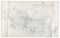 Map of San Patricio County, Texas. Showing Subdivisions with Land owners outside of Subdivisions. Compiled in the Office of the Guaranty Title Company, Sinton, Texas