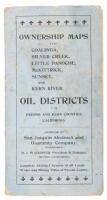 Ownership Maps of Coalinga, Silver Creek, Little Panoche, McKittrick, Sunset, and Kern River Oil Districts in Fresno and Kern Counties, California (wrapper title)