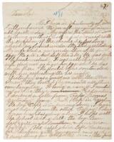 Autograph Letter Signed by emancipated slave missionary in Liberia