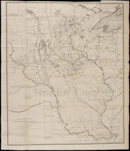 Hydrographical Basin of the Upper Mississippi River from Astronomical and Barometrical Observations Surveys and Information, by J.N. Nicollet in the years 1836, 37, 38 and 40 assisted 1838, 39 & 40 by Lieut. J.C. Fremont ... Corps of Engineers ...
