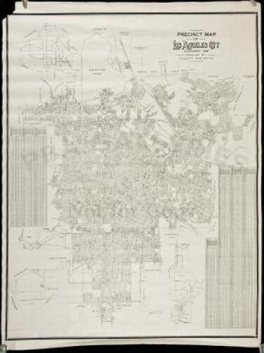 Precinct Map of Los Angeles City January 1918. Compiled by County Surveyor