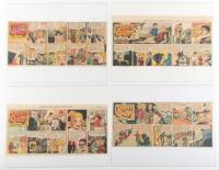 Dawn O'Day in Hollywood. Lot of 14 Color Sunday Strips