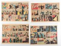 Miss Fury. Lot of Eight Color Sunday Strips