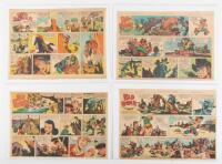 Red Ryder. Lot of Thirteen Color Sunday Strips