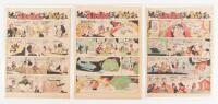 Li'l Abner. Lot of Ten Color Sunday Strips