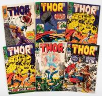 Thor Nos. 137, 138, 139 (2 Copies), 140 and 141: Lot of Six Comics