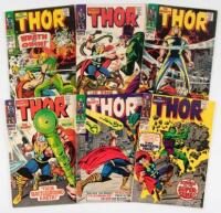 Thor Nos. 142, 143, 144, 145, 146 and 147: Lot of Six Comics