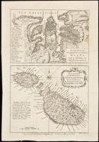 An Exact Plan of the Capital City and Port of Malta, with its Suburbs and Dependencies [on sheet with] An Accurate Map of the Islands of Malta and Goza, from an Actual Survey, Performed under the Patronage of the Grand Officers of the Order