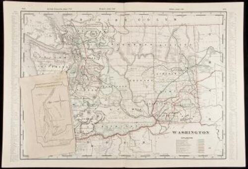 Nine maps of all or parts of Washington Territory and State