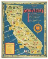 Map of the University of California Sponsored by the California Club in Commemoration of the Golden Gate International Exposition, 1939