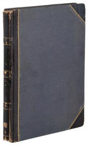 Manuscript volume of Charles P. Warren of Sacramento