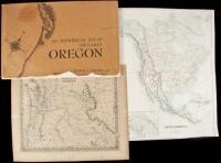 Approximately 20 maps of Oregon Washington and the Northwest, plus 2 historical atlases