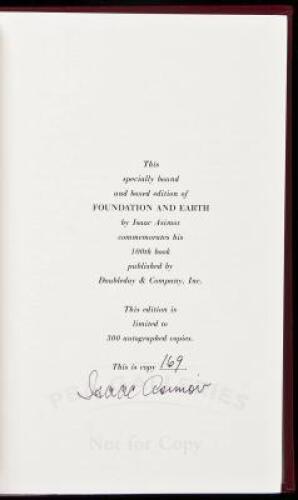Foundation and Earth