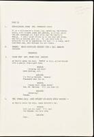 Script for film production of 'The Big Sleep'