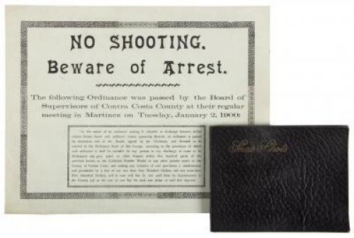 "No Shooting. Beware of Arrest"