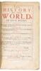 The History of the World, in Five Books... Whereunto is added in this Edition, the Life and Tryal of the Author - 9