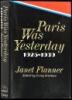 Paris Was Yesterday, 1925-1939