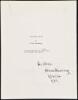 Typed copy of Kaddish, signed by Ginsberg