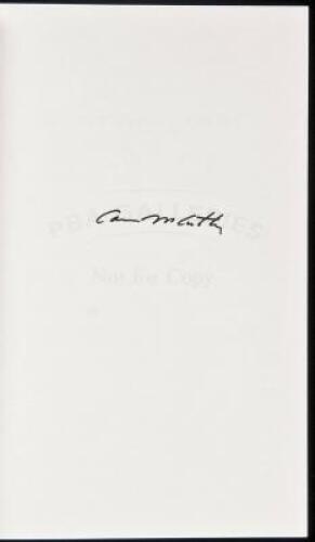 All the Pretty Horses - Advance Issue, Signed
