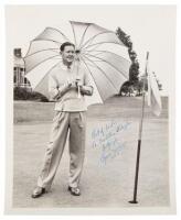 Signed publicity photograph of Byron Nelson