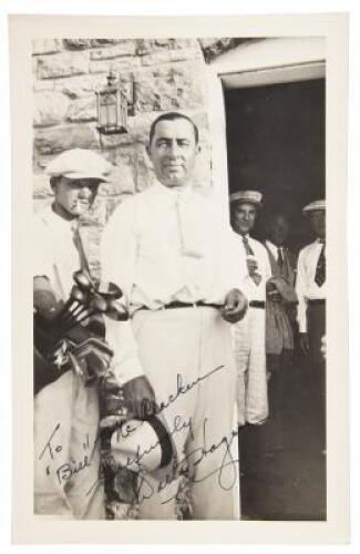 Signed photograph of Walter Hagen