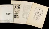 Two publications about Bezalel Schatz's artwork for Henry Miller's Half Past Midnight, etc.