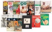 Shelf of items by or about Ben Hogan