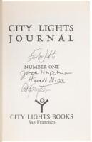 City Lights Journal One to Four - signed by Lawrence Ferlinghetti and others