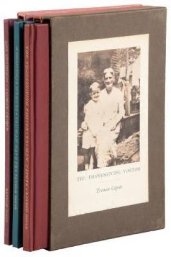 Three titles of Truman Capote's holiday reminiscences